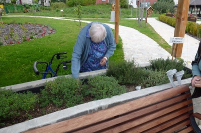Zahrada smyslového vnímání při Sociálních službách města Havlíčkova Brodu #1